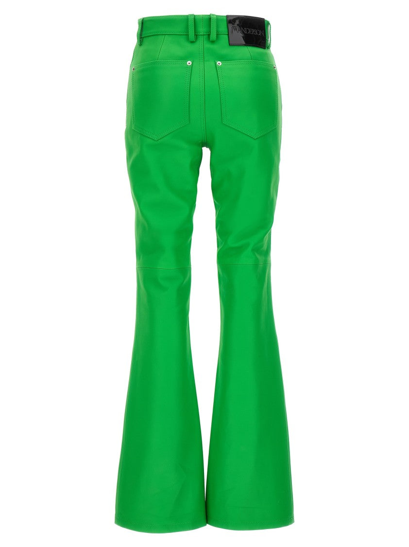 J. W. Anderson Leather Bootcut Trousers