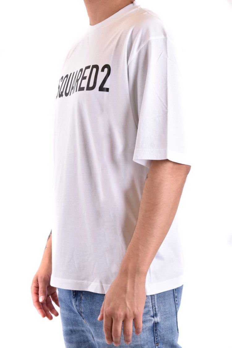 Dsquared2 White Cotton T-Shirt