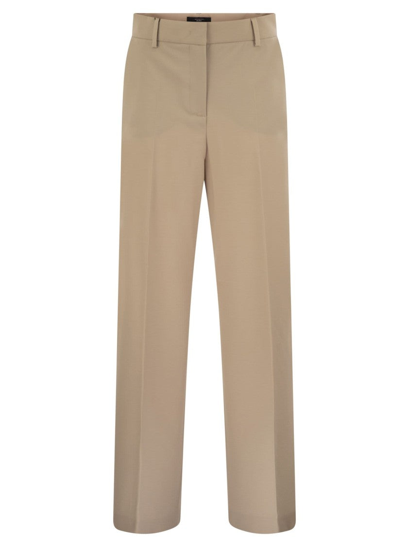 Max Mara Visivo - Wool Palazzo Trousers