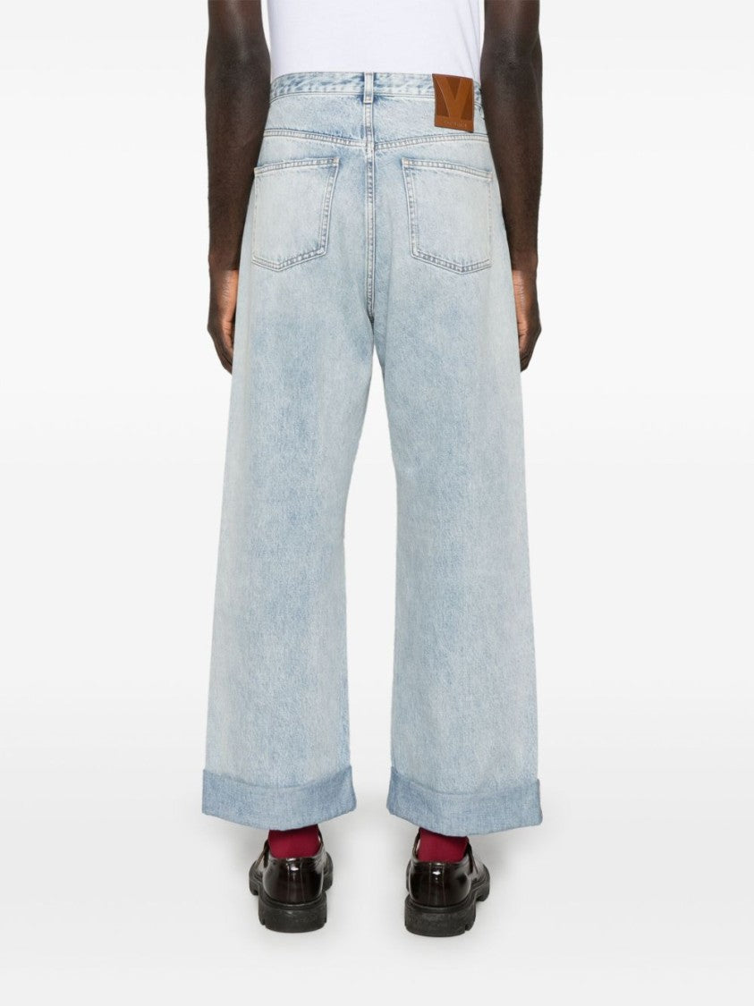 Valentino Wide-Leg Jeans