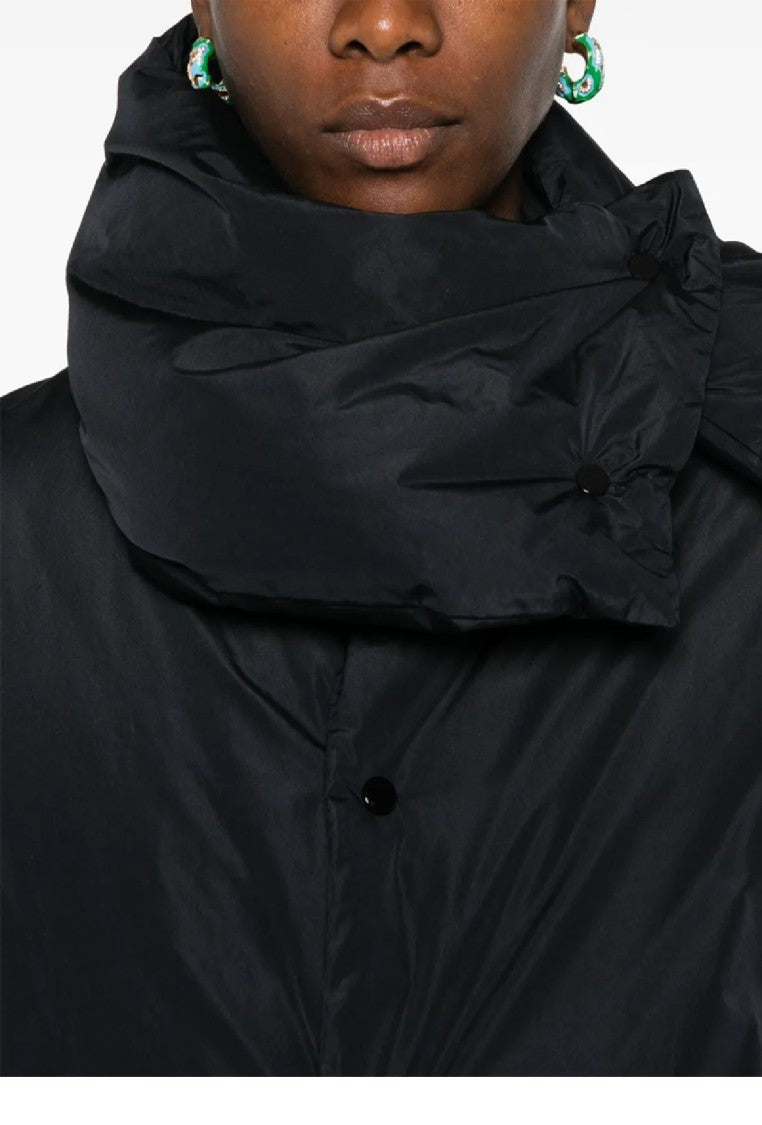 Fabiana Filippi Relaxed-Fit Black Jacket With High Collar