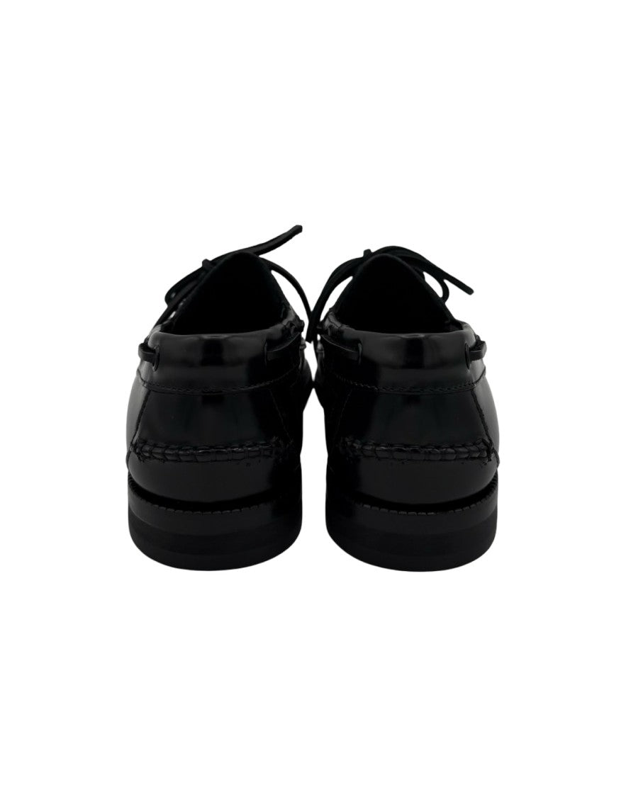 The Sharp Corner Polished Leather Boat Shoe