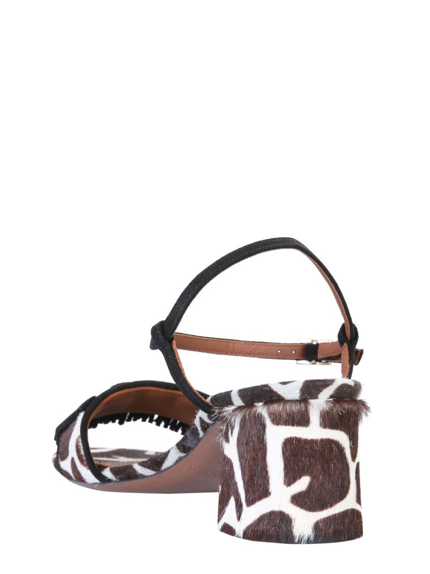 L'autre Chose Animal Print Sandals