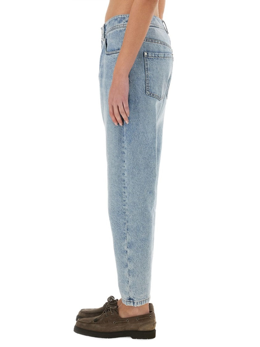 Brunello Cucinelli "Baggy Tapered" Denim Pants