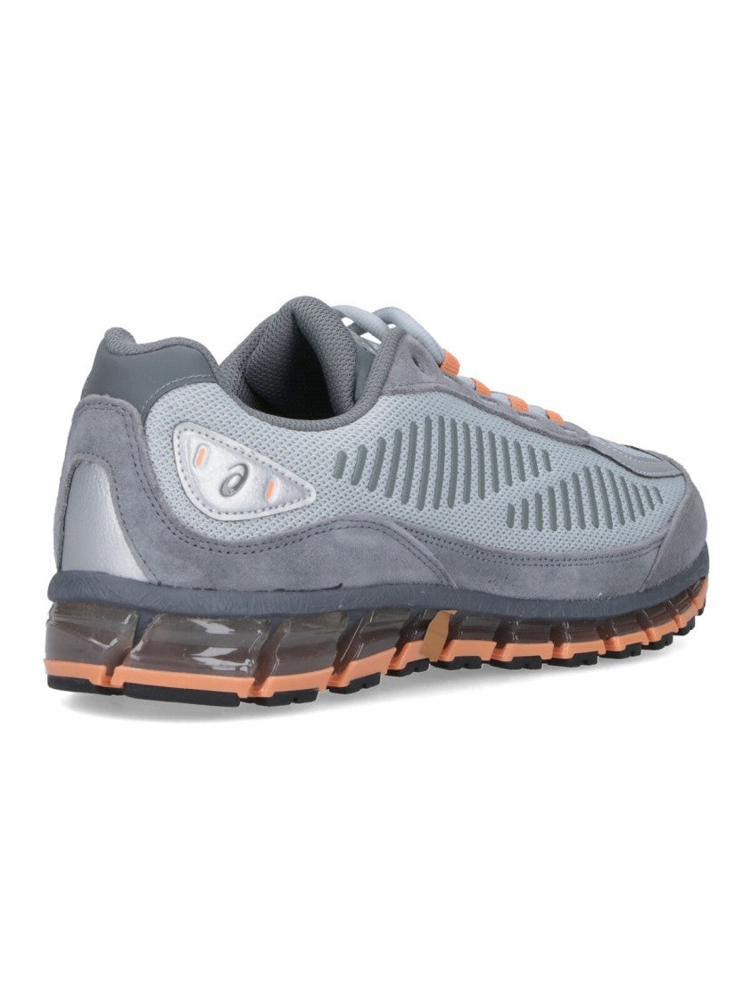 Asics Streamlined Grey Sneakers With Accent Details
