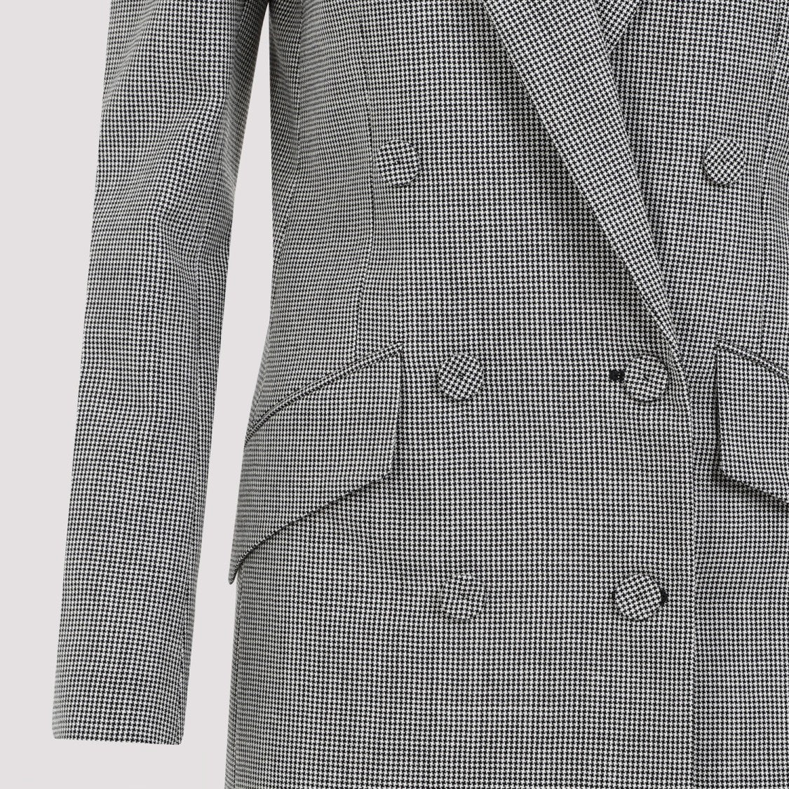 Givenchy Black And White Double Breast Jacket