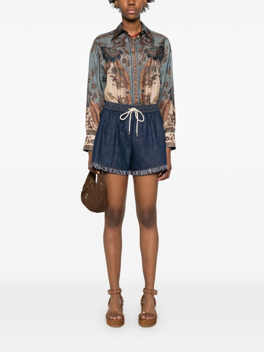 Zimmermann Box-Pleat Detail Shirt With Classic Collar