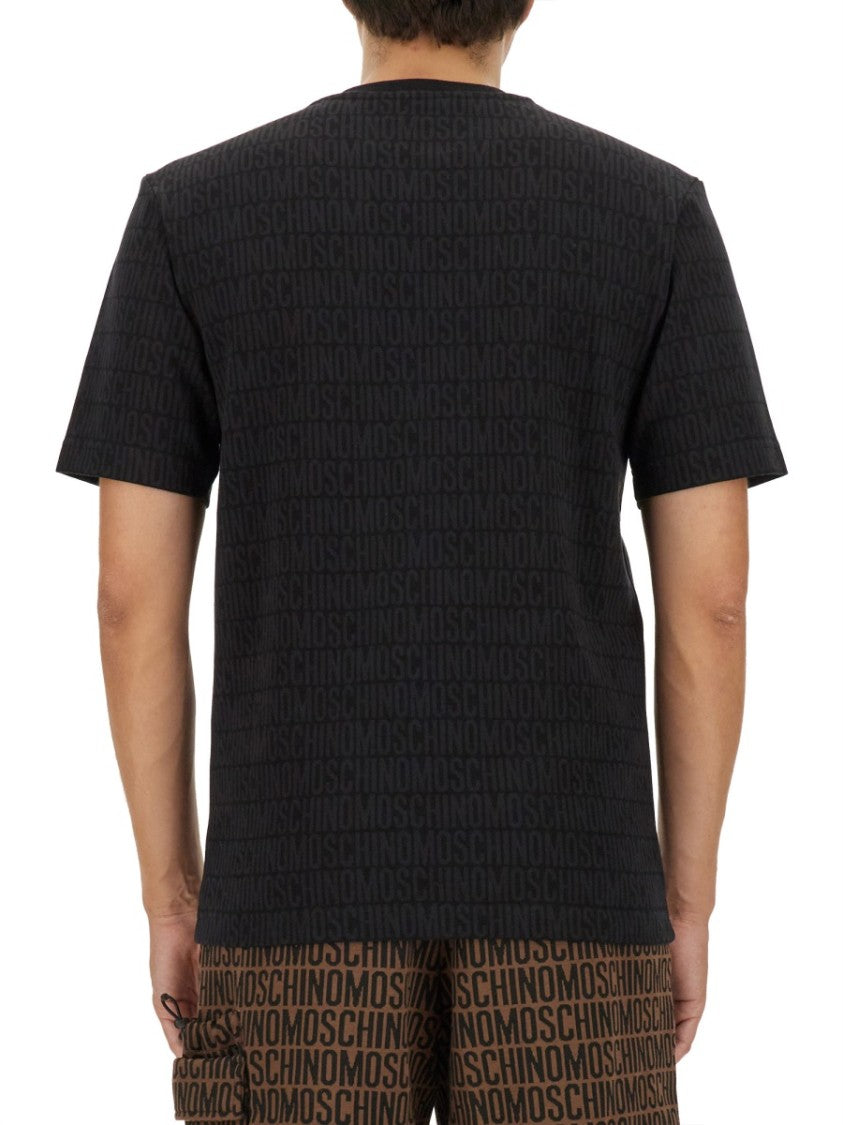 Moschino All-Over Logo Print Moschino T-Shirt