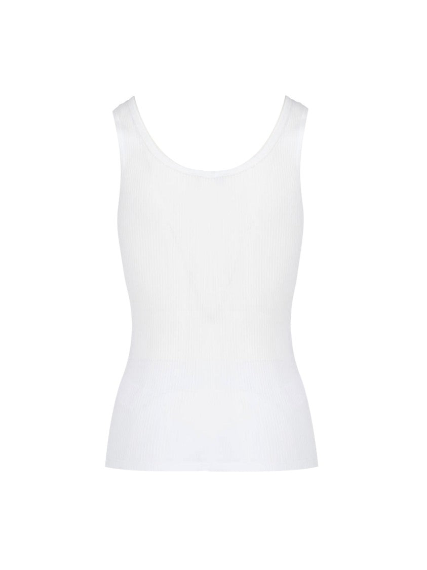 Chloé Logo Tank Top – White