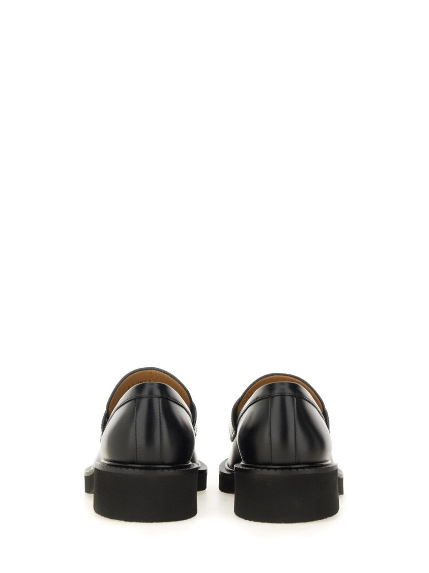 Valentino Garavani 40Mm Calfskin "Vlogo Locker" Loafer