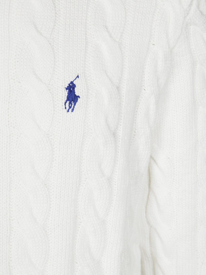 Polo Ralph Lauren Cable-Knit Sweater With Round Neckline