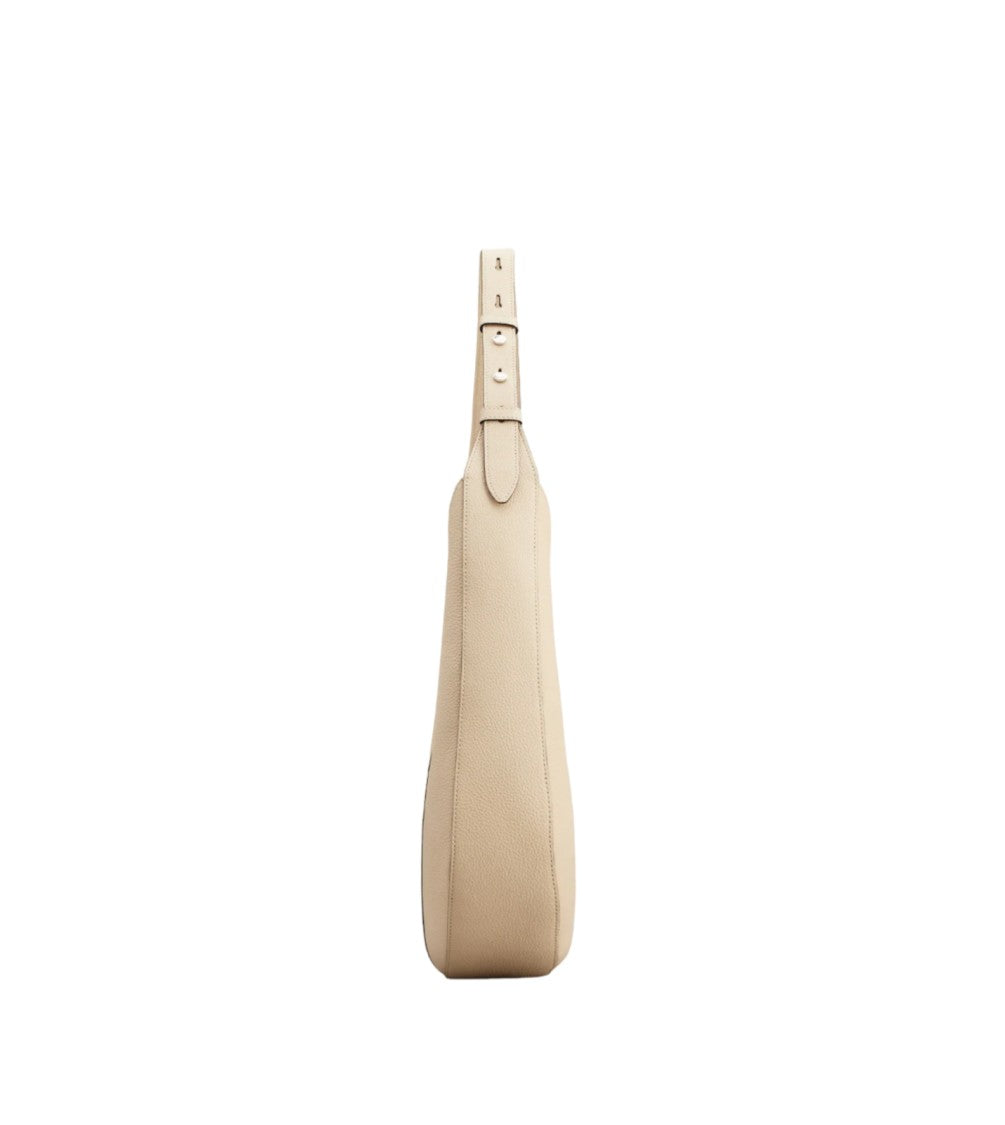 Tod's Refined Hobo Bag In Textured Calf Leather