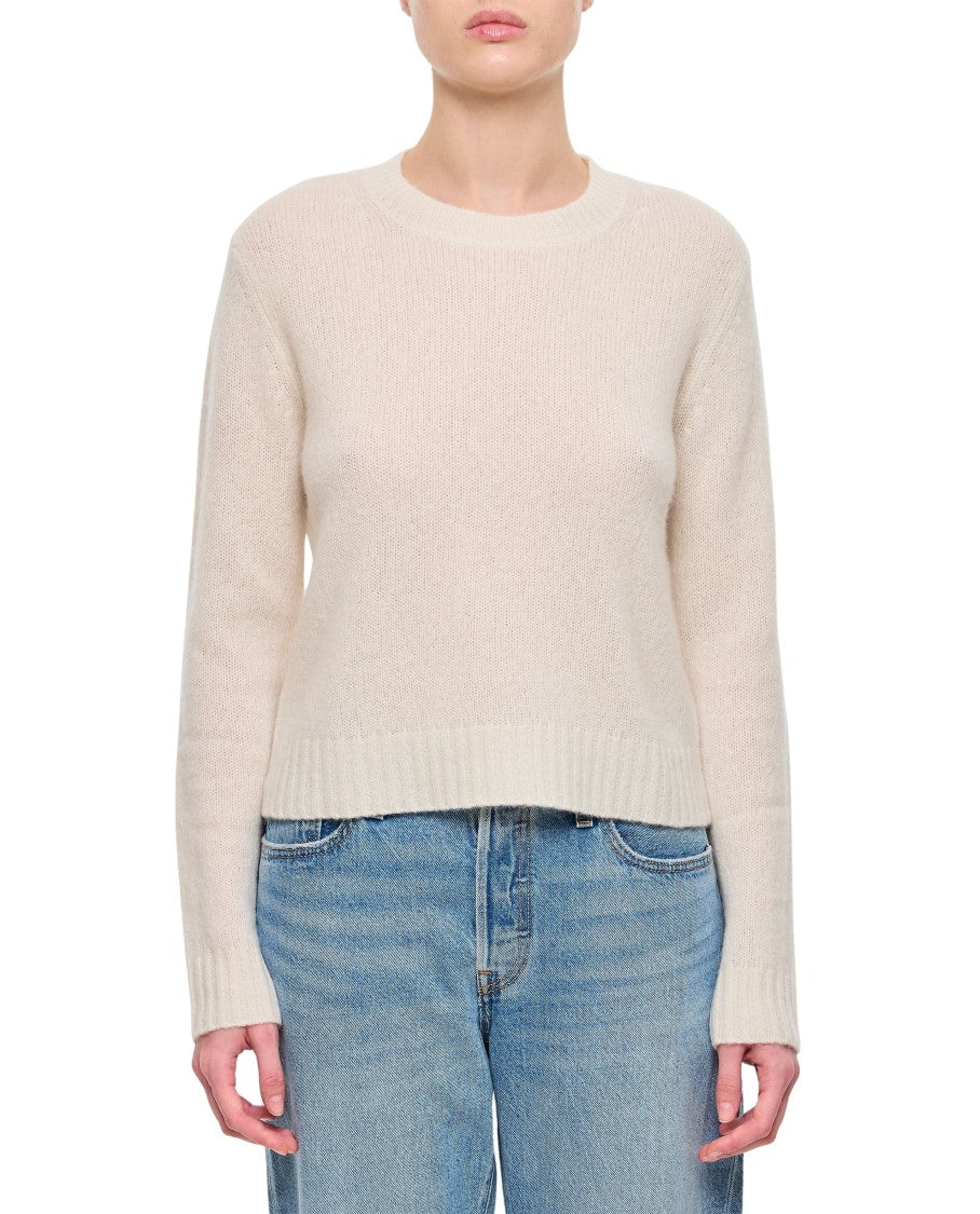Lisa Yang Relaxed Fit Crew-Neck Knit Jumper With Subtle Ribbing