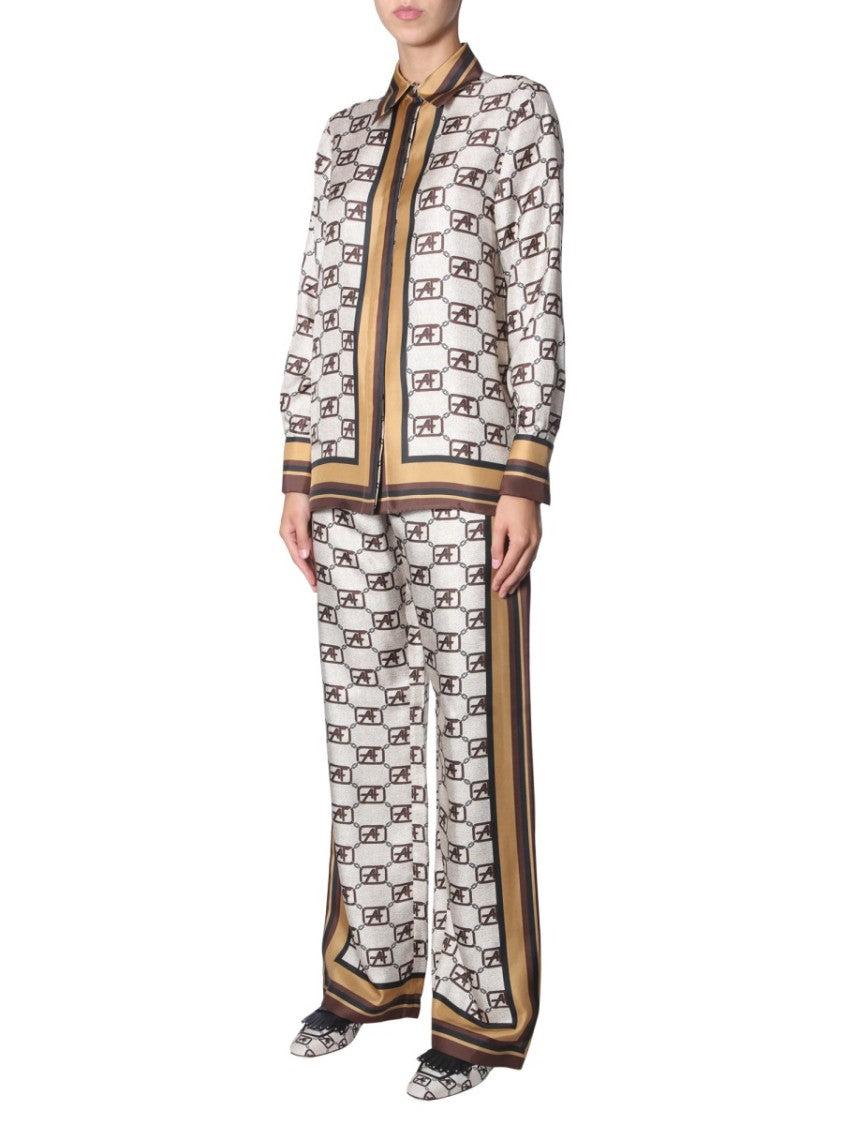 Alberta Ferretti Story Logo Pants