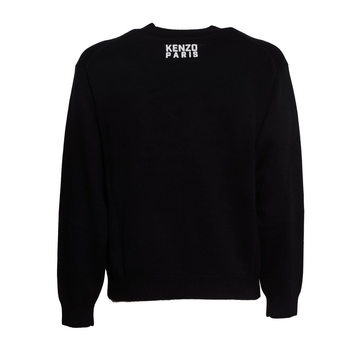 Kenzo Happy Tiger Wool-Cotton Blend Sweater