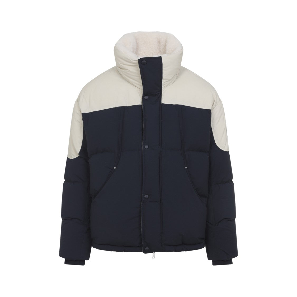 Moose Knuckles Navy Blue Everest Puffer