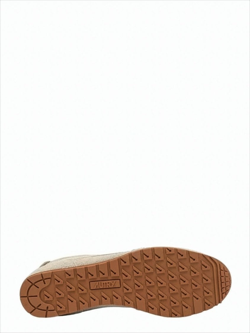 Autry Textured Suede Low-Profile Sneakers