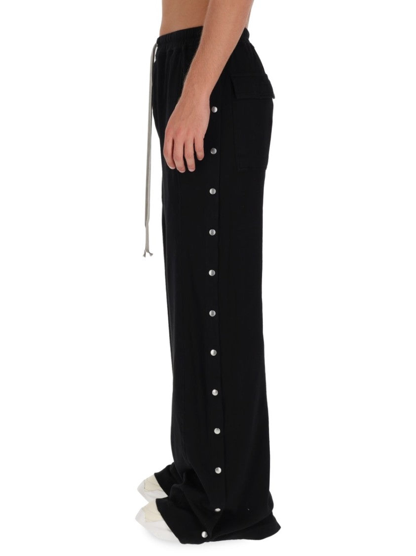 Drkshdw By Rick Owens Wide-Leg Black Trousers