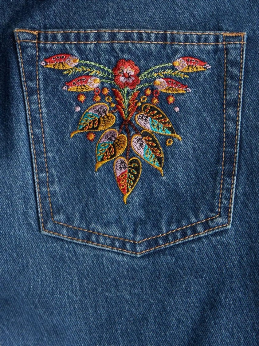 Etro Wide Leg Denim Jeans