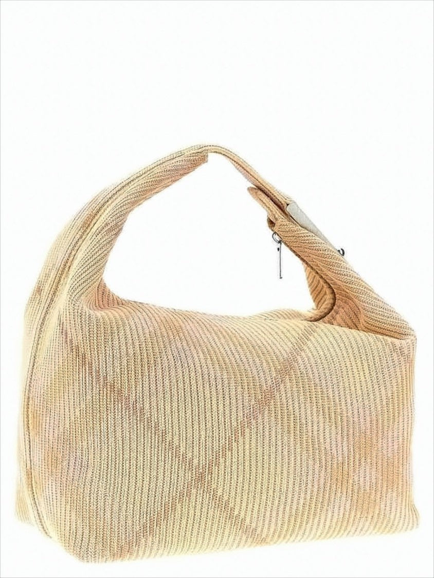 Burberry Textured Nylon Shoulder Bag