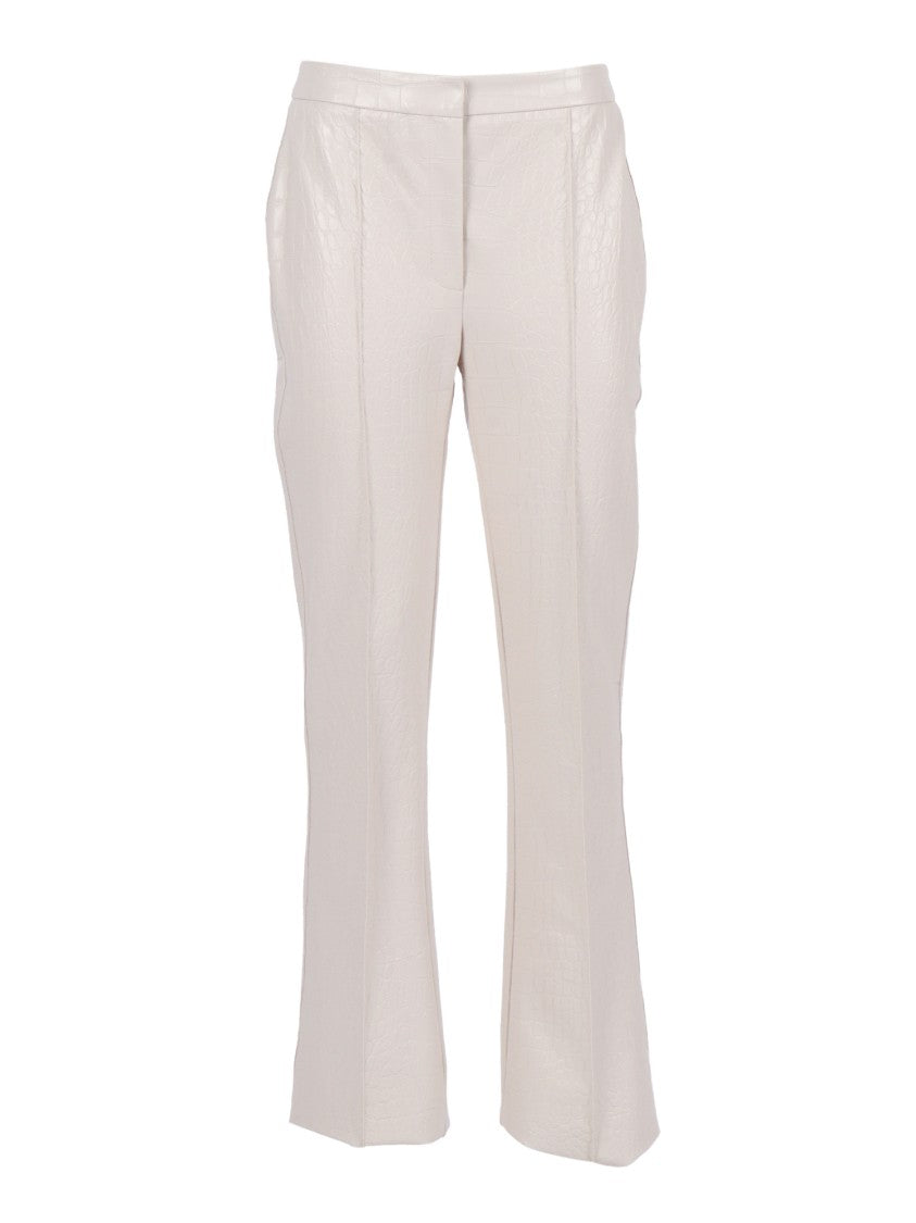 Elisabetta Franchi High Waist Straight-Leg Pants