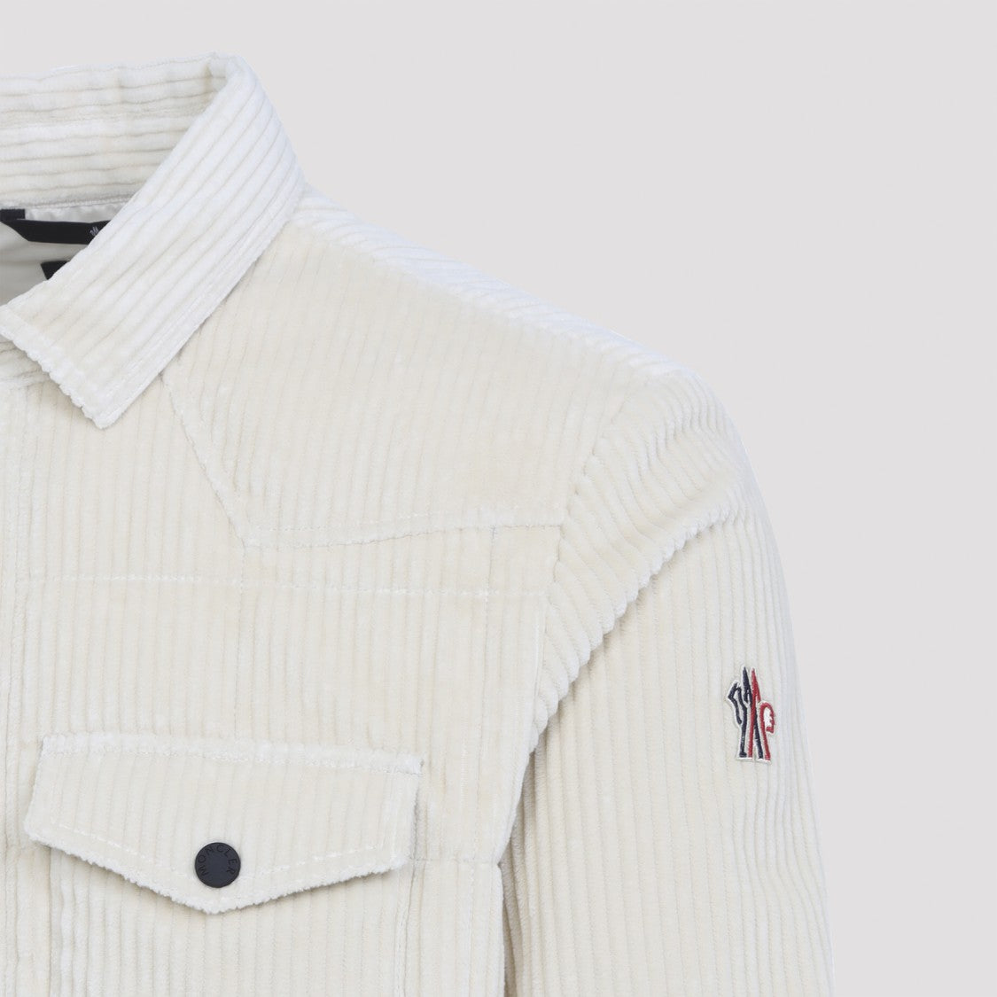 Moncler Grenoble Corduroy-Textured Padded Jacket With Quilted Insulation