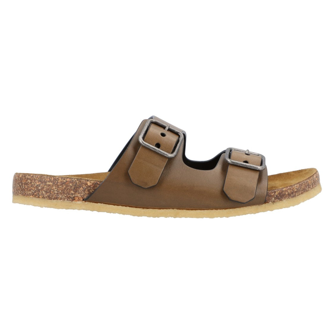 Saint Laurent Smooth Leather "Jimmy" Flat Sandals