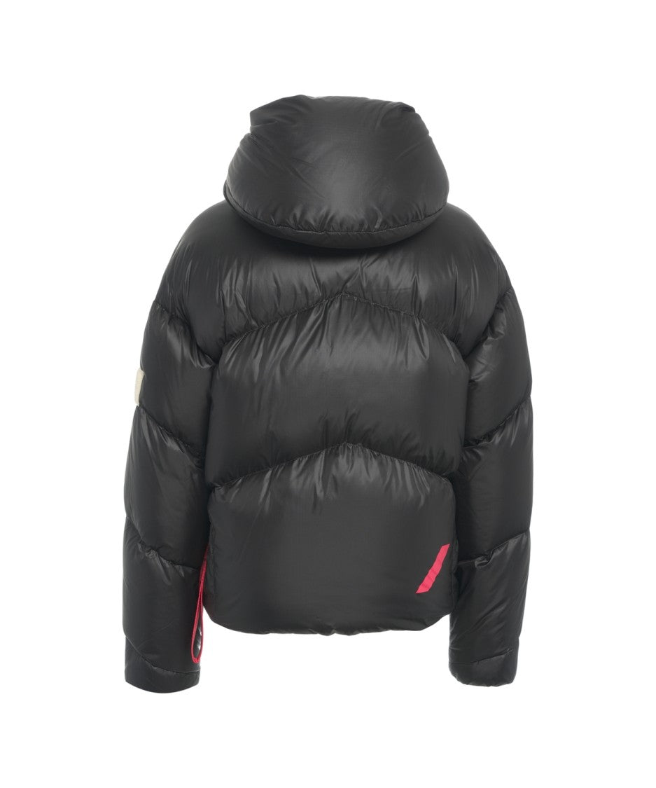 After Label Cropped Quilted Down Jacket
