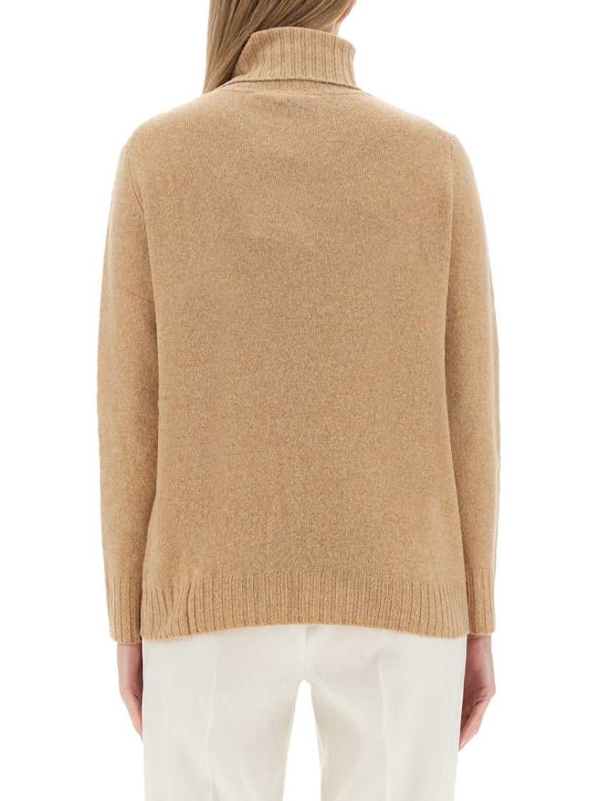 Aspesi High Neck Wool Jersey