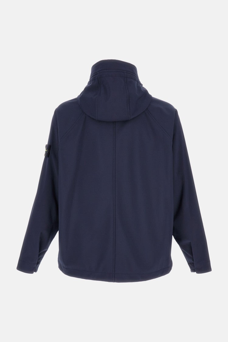 Stone Island Recycled Polyester Waterproof Jacket With Hood