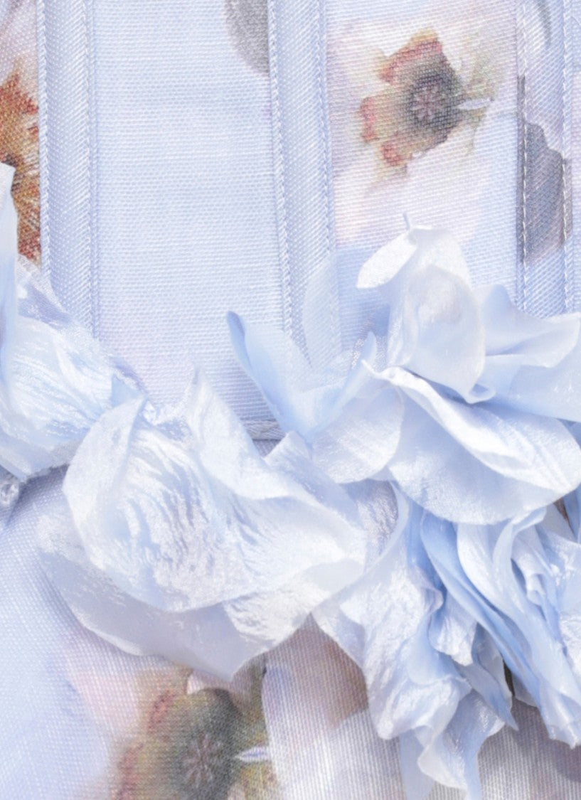 Zimmermann Lilac Linen And Silk Dress