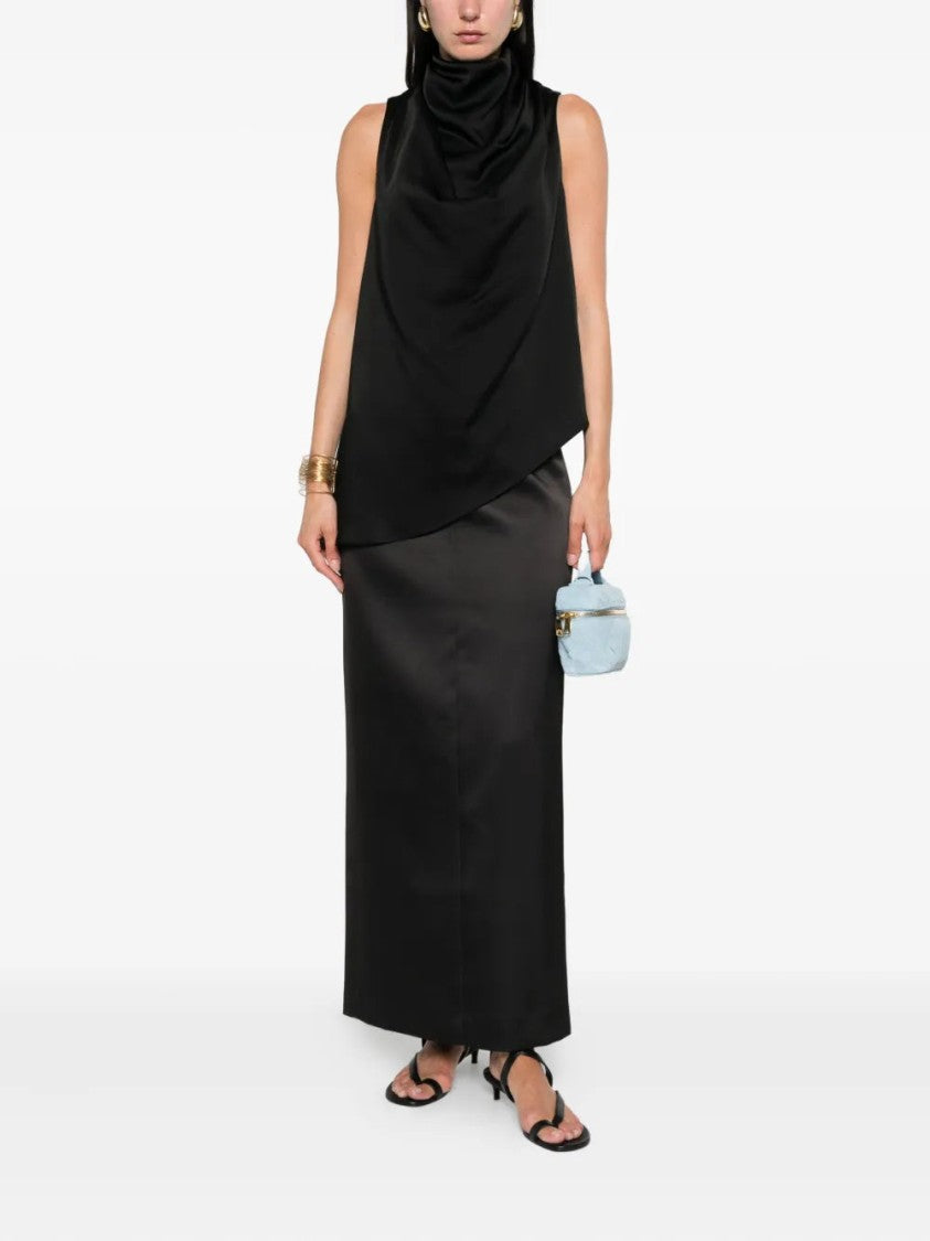 Róhe Cowl-Neck Sleeveless Blouse