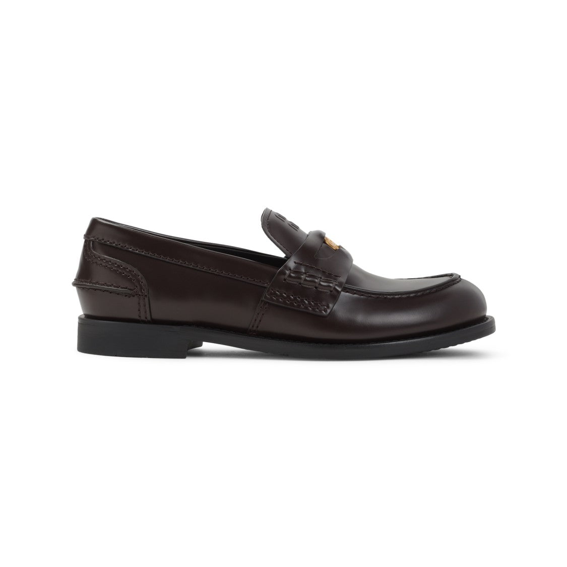Miu Miu Comfortable Calf Leather Loafers