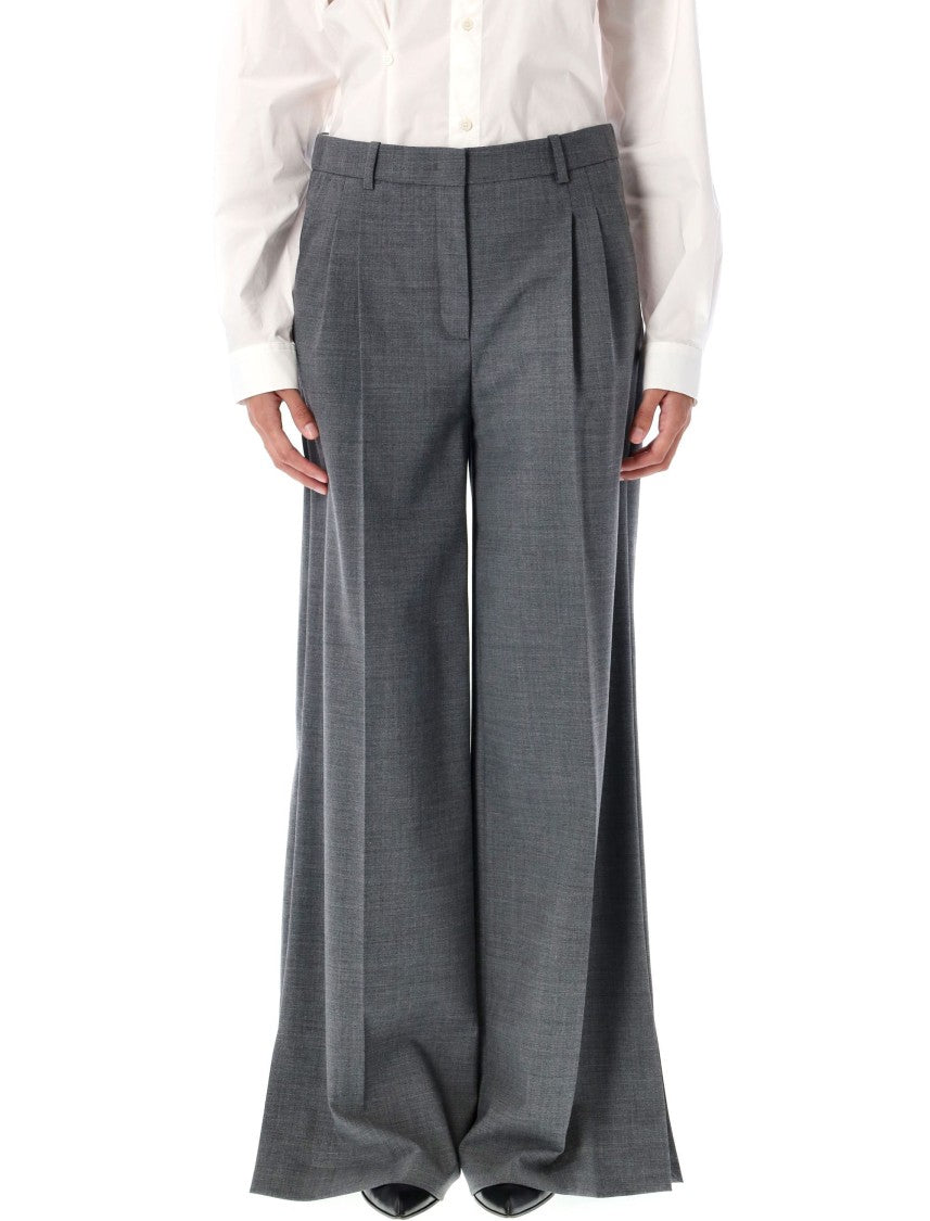 The Garment High-Waisted Wide-Leg Pants With Pleated Front
