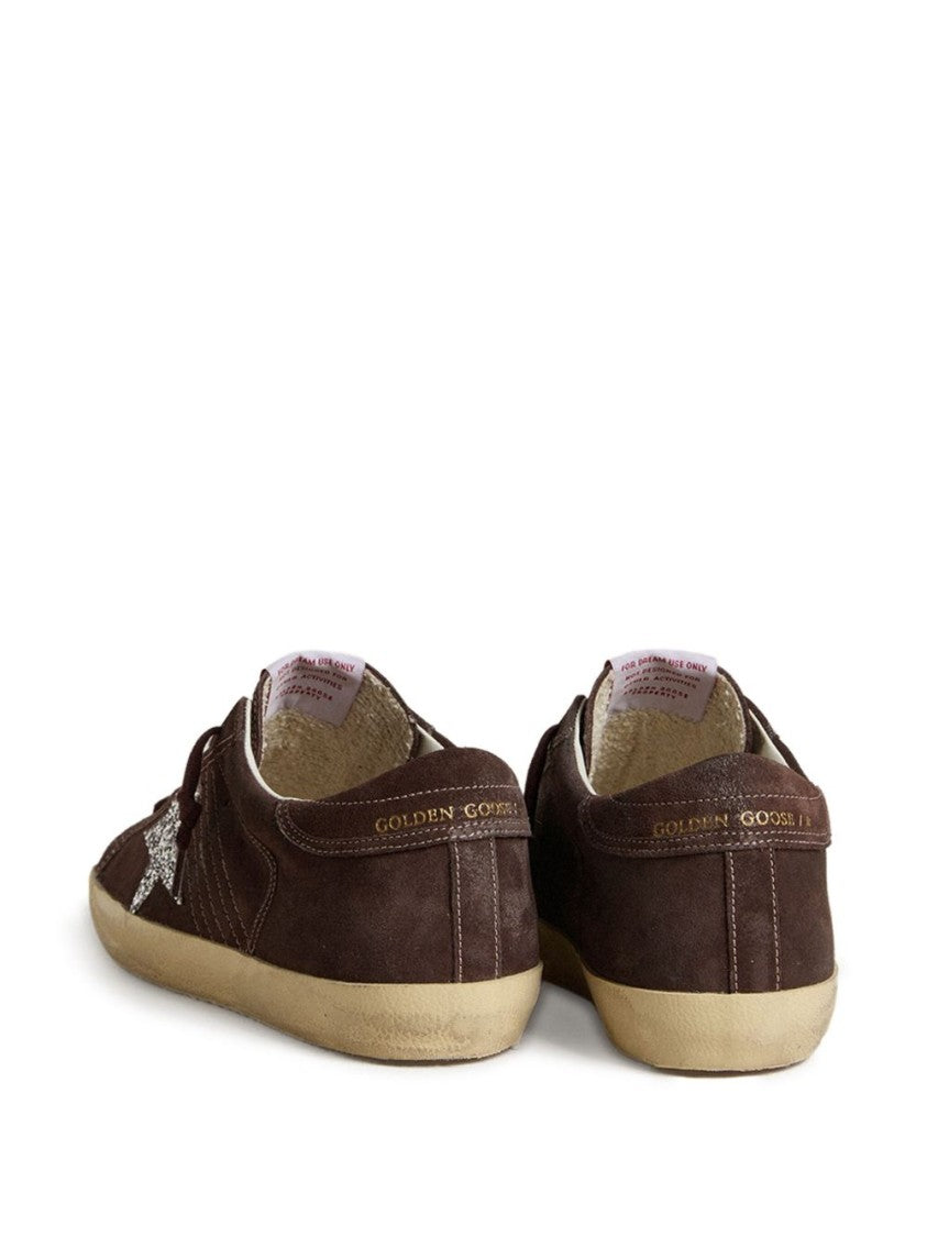 Golden Goose Super Star Sneaker With Glitter Star