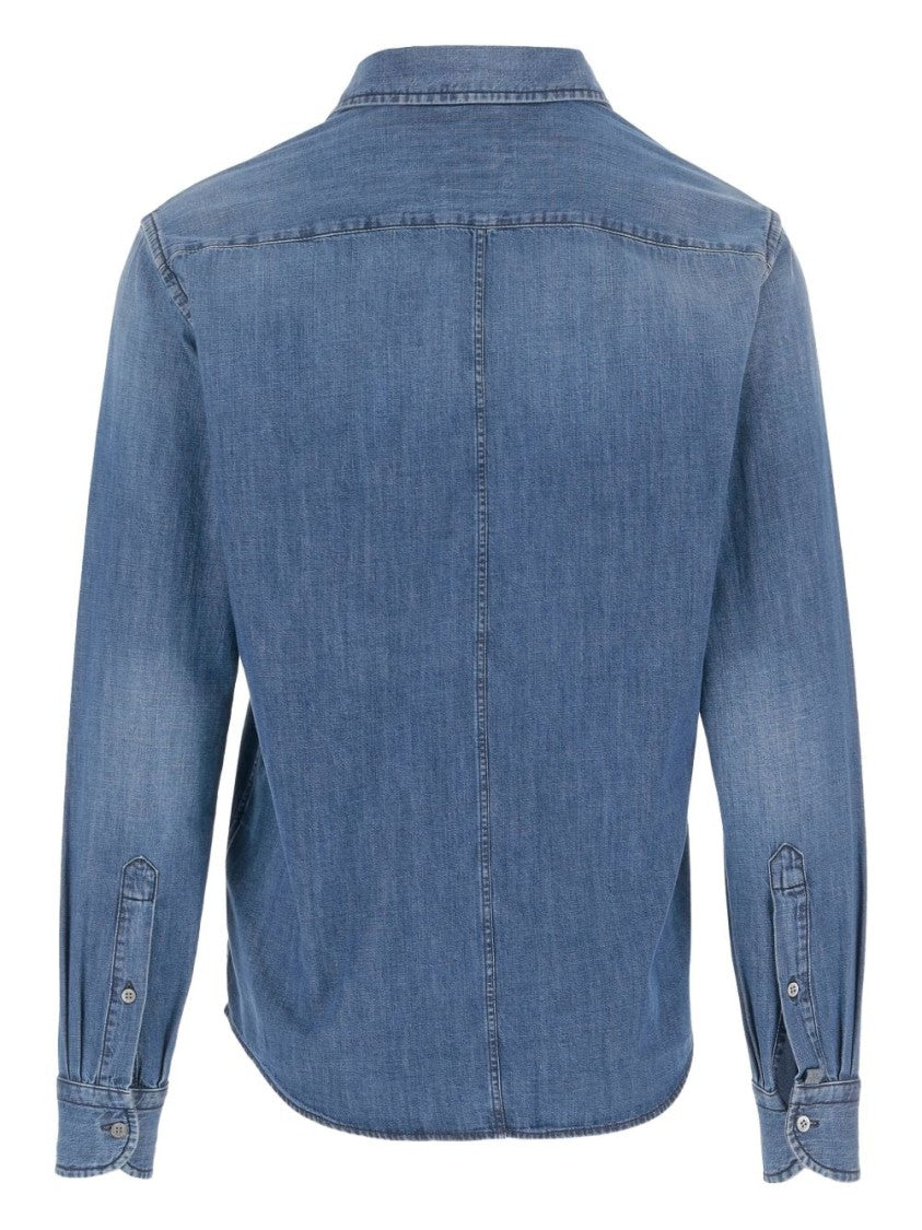 Jacob Cohen Tailored Fit Men's Shirt With Button-Down Front