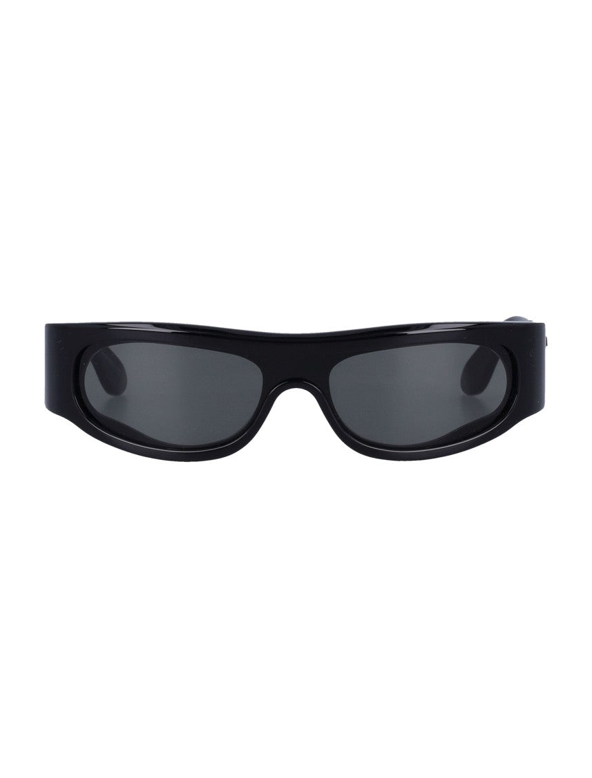 Retrosuperfuture Pharoah Narrow Oval Frame Sunglasses