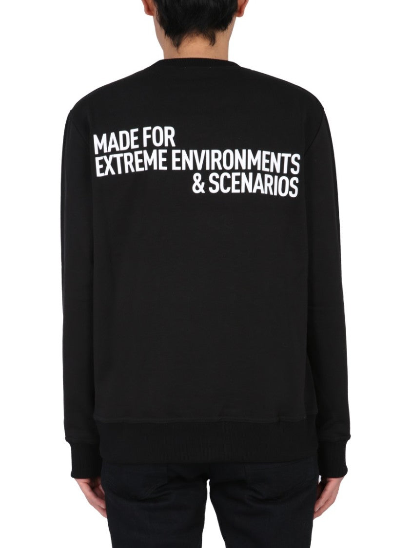 Ih Nom Uh Nit Crew Neck Sweatshirt With Ribbed Finish