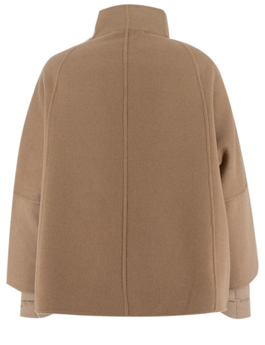 Moorer Two-Tone Wool And Cashmere Blend Jacket