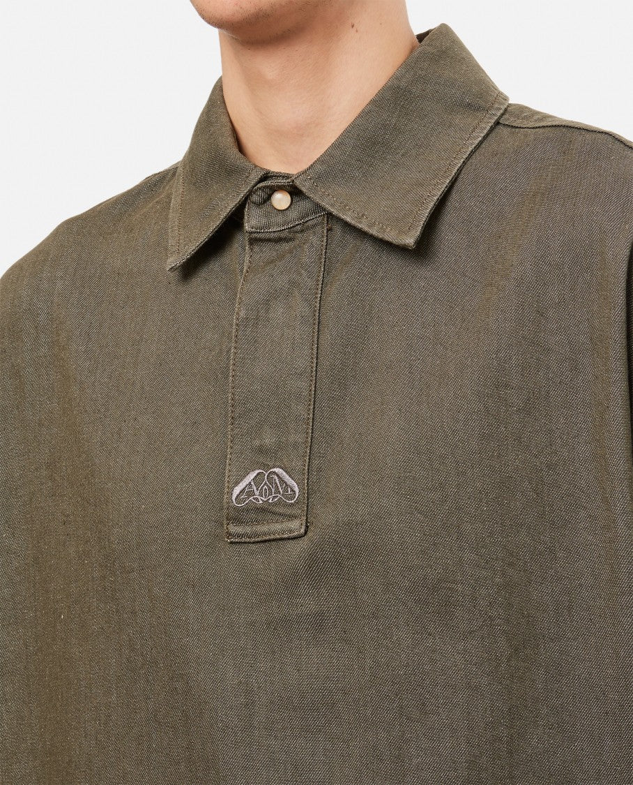 Alexander Mcqueen Denim Cotton Shirt