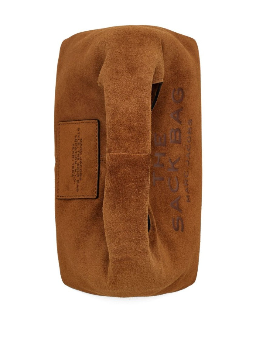 Marc Jacobs Compact Suede-Like Handbag With Embossed Detail