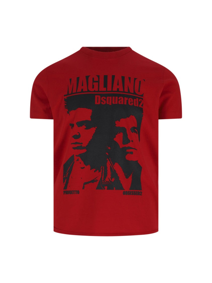Dsquared2 Logo T-Shirt – Red
