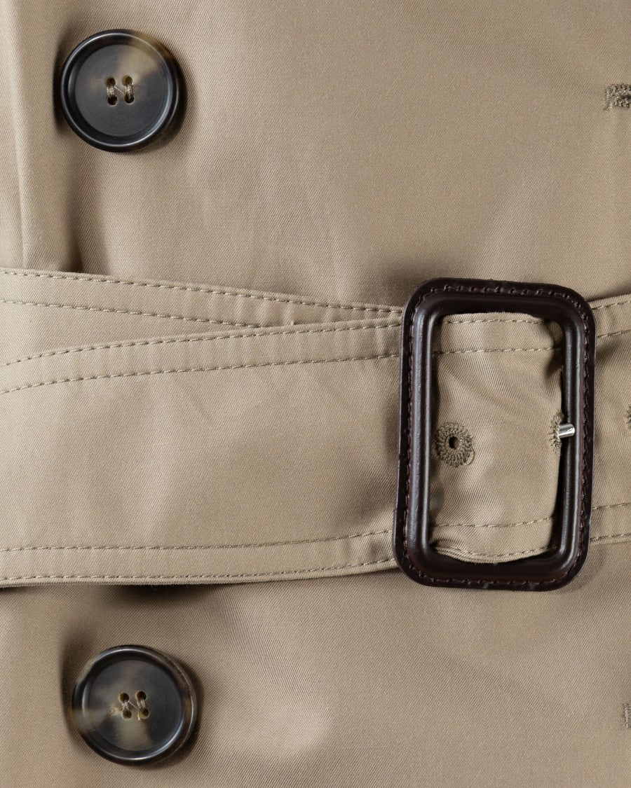 Max Mara Camel Flower Raincoat