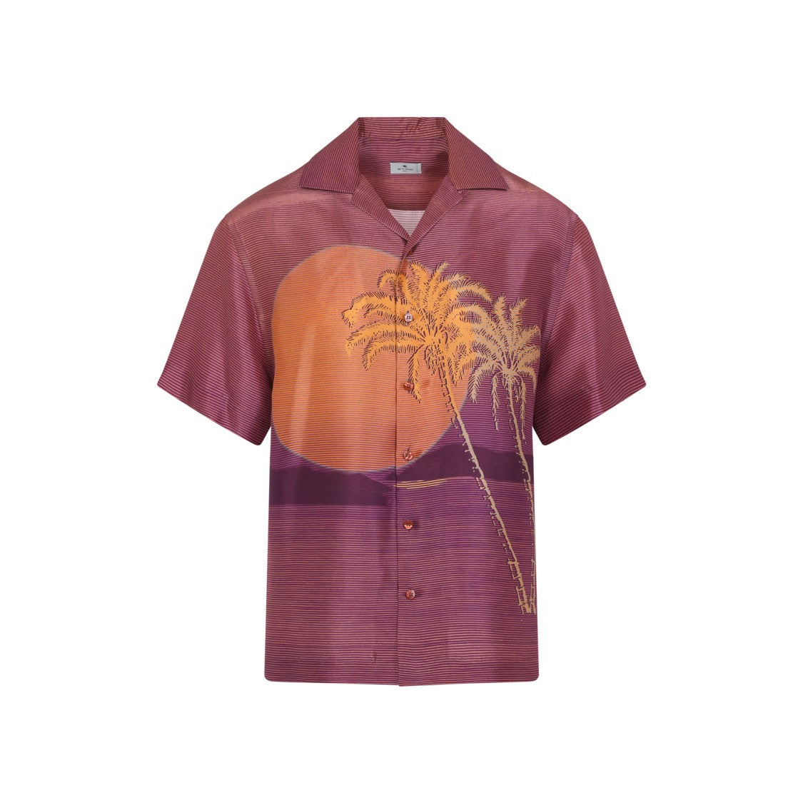 Etro Tropical Silk Shirt With Relaxed Fit