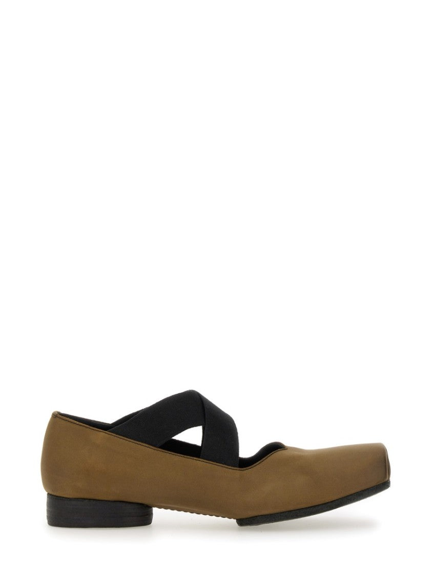 Uma Wang Leather Ballerina