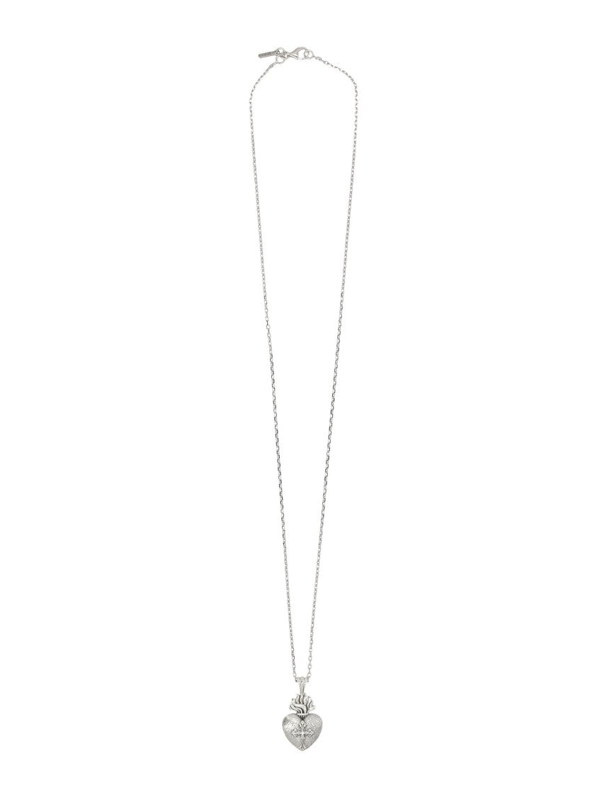 Emanuele Bicocchi Medium Sacred Heart Necklace