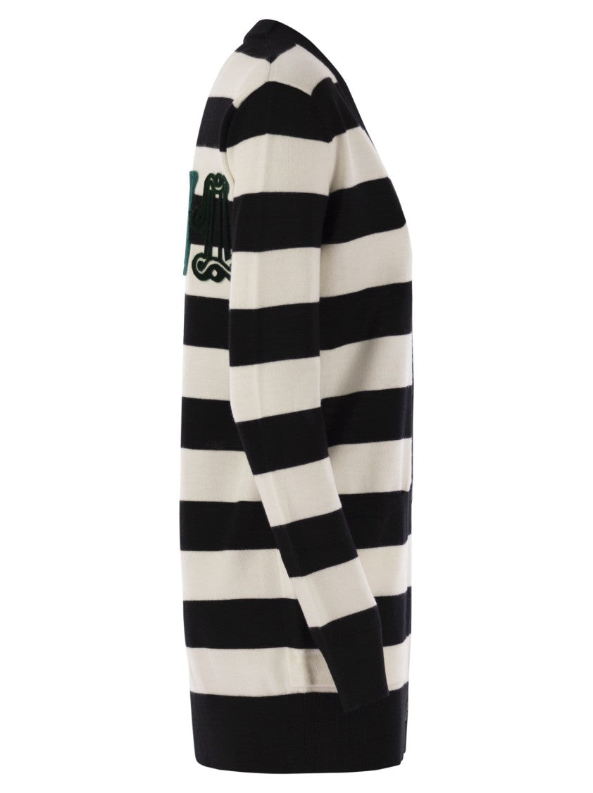 Max Mara Fiemme - Long Striped Wool Cardigan