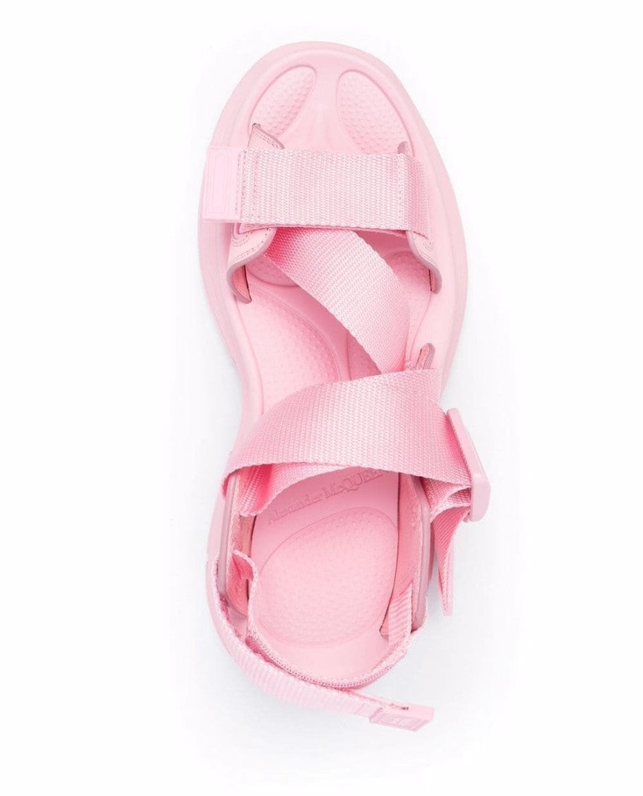 Alexander Mcqueen Tread Sandals With Adjustable Straps