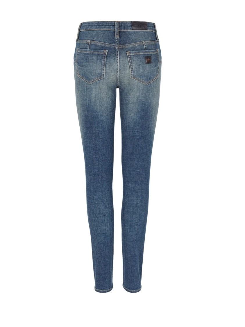 Armani Exchange Slim Fit Jeans With Stretch And Iconic Branding