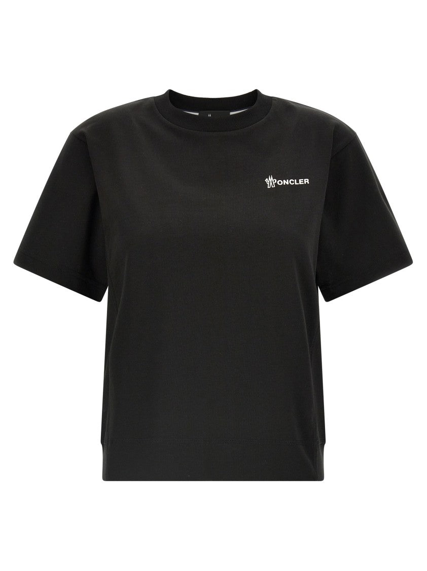 Moncler Grenoble Embossed Logo Cotton Jersey T-Shirt